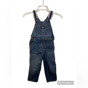 OshKosh B'gosh Boy's Denim Overalls, 4T